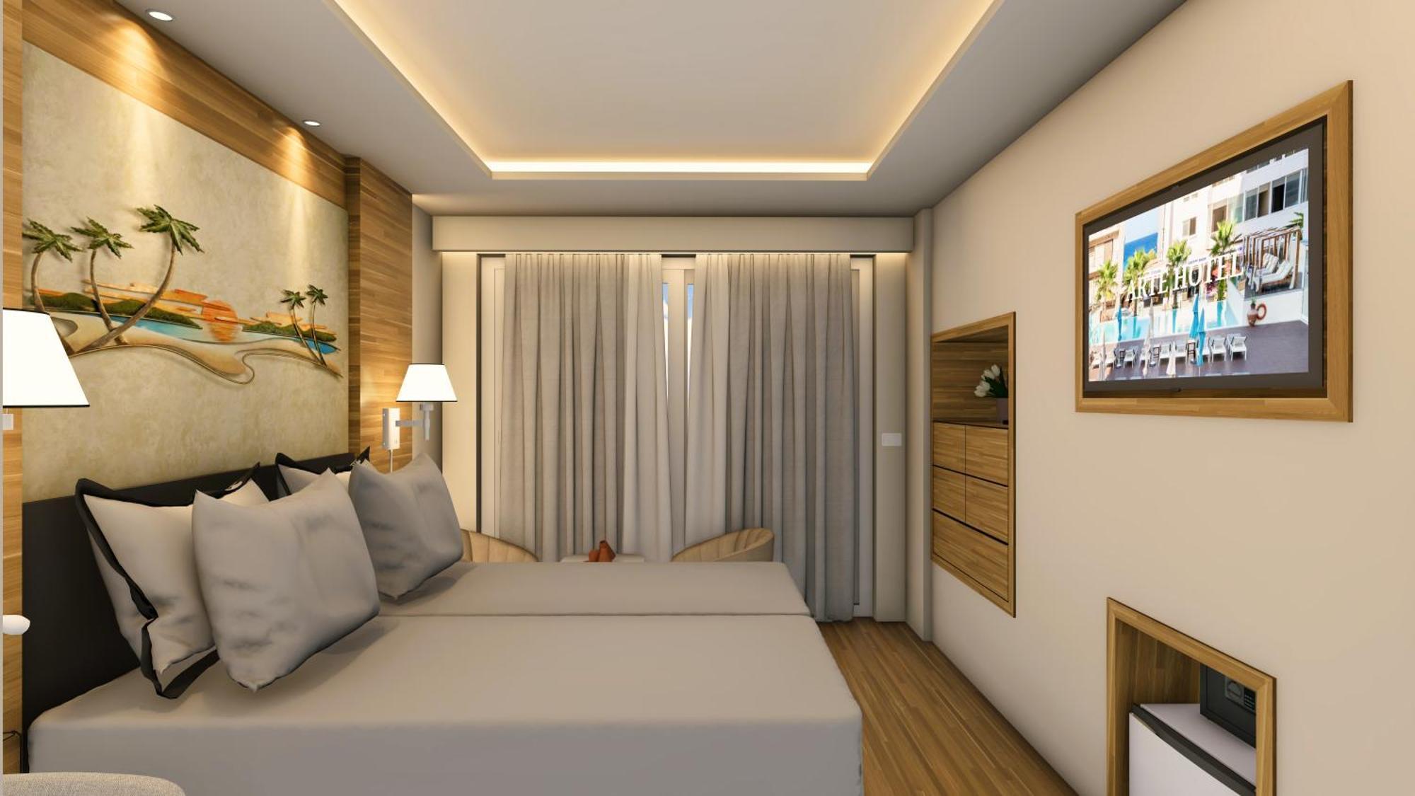 Arte Hotel Rhodes City Exterior foto